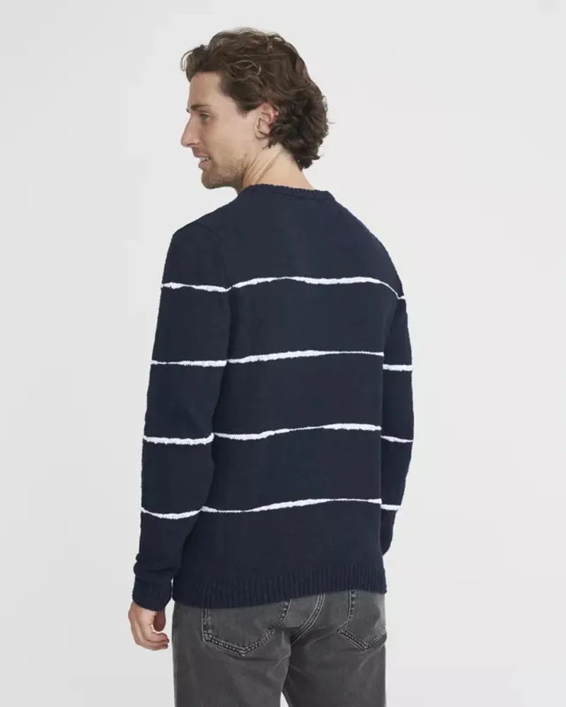 Holebrook Mens Jonas Crew Navy/White-2